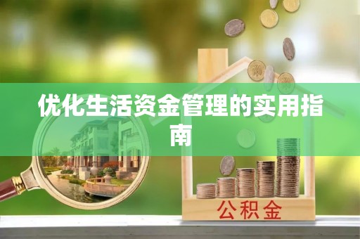 平川优化生活资金管理的实用指南