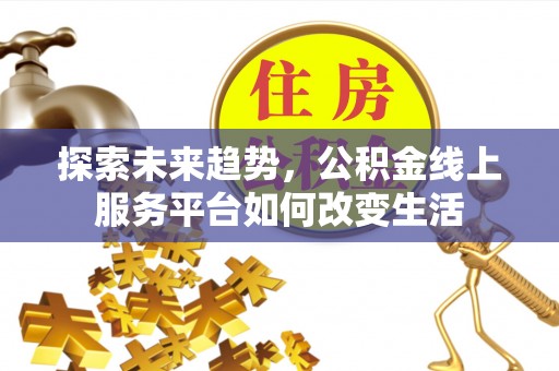 平川探索未来趋势，公积金线上服务平台如何改变生活